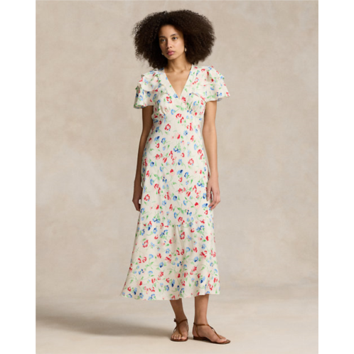 Polo Ralph Lauren Floral Silk Crepe Dress