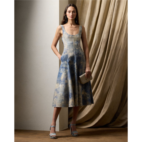Polo Ralph Lauren Tarian Denim Sleeveless Day Dress