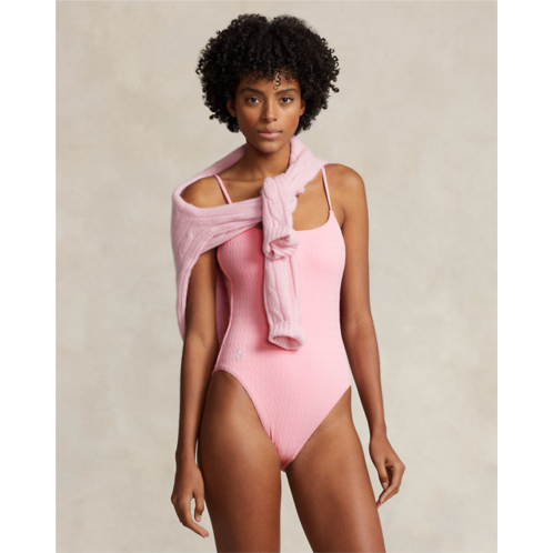 Polo Ralph Lauren Cable One-Piece Swimsuit
