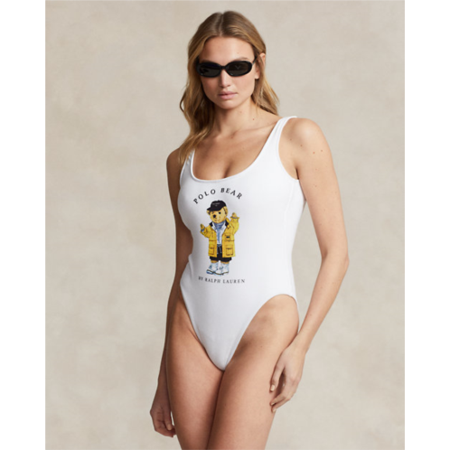 Polo Ralph Lauren Polo Bear Scoop One-Piece Swimsuit