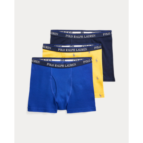Polo Ralph Lauren Ribbed Cotton Boxer Brief 3-Pack