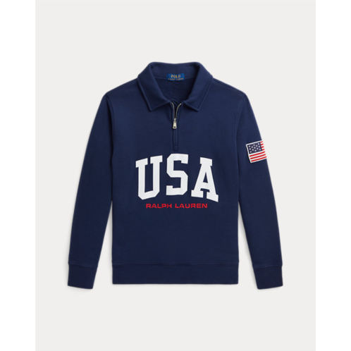 Polo Ralph Lauren “USA” Terry Quarter-Zip Sweatshirt