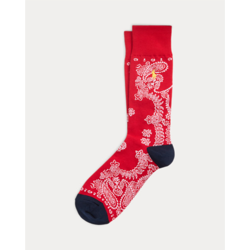 Polo Ralph Lauren Bandanna-Print Trouser Socks