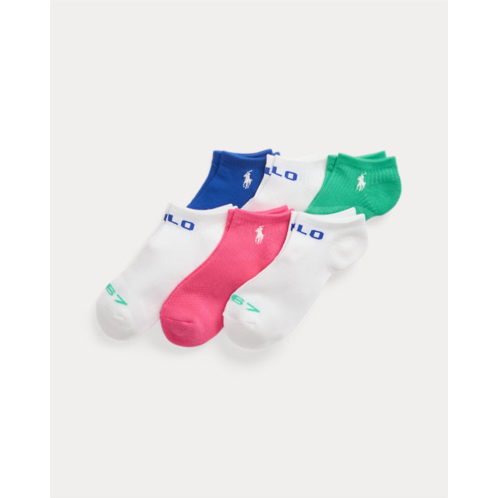 Polo Ralph Lauren Pony and Logo Ankle Sock 6-Pack