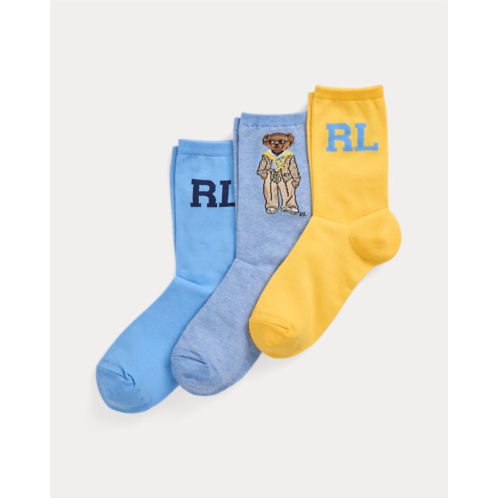 Polo Ralph Lauren Polo Bear Crew Sock 3-Pack Gift Set