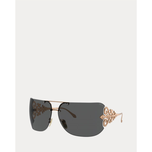 Polo Ralph Lauren Mirrored Pilot Sunglasses