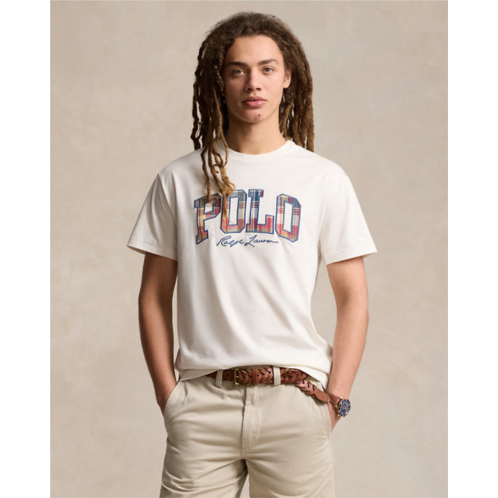 Polo Ralph Lauren Classic Fit Plaid-Logo Jersey T-Shirt