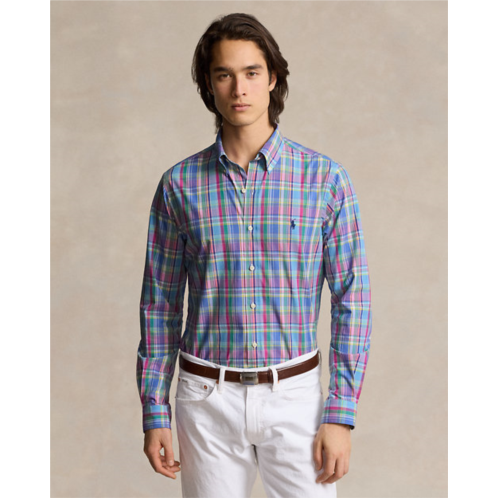Polo Ralph Lauren Classic Fit Plaid Stretch Poplin Shirt