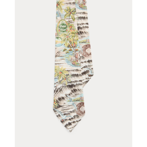 Polo Ralph Lauren Vintage-Inspired Tropical-Print Tie