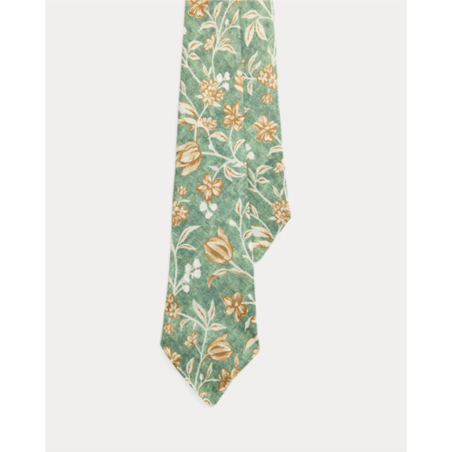 Polo Ralph Lauren Vintage-Inspired Floral-Print Linen Tie