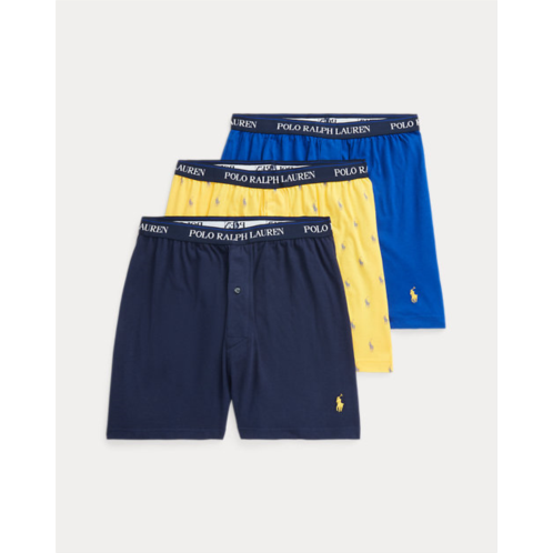 Polo Ralph Lauren Classic Wicking Knit Boxer 3-Pack