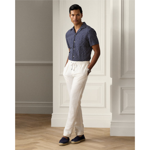 Polo Ralph Lauren Silk-Linen Drawstring Trouser