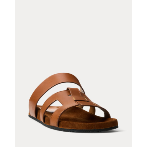 Polo Ralph Lauren Fisher Calfskin Slide Sandal