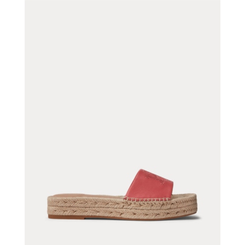 Polo Ralph Lauren Polly Nappa Leather Espadrille