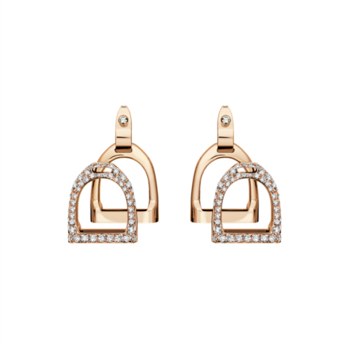 Polo Ralph Lauren Pave Diamond Double-Stirrup Earrings
