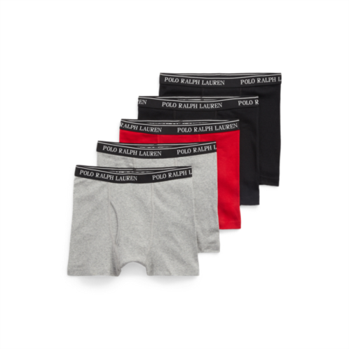 Polo Ralph Lauren Ribbed Cotton Boxer Brief 5-Pack