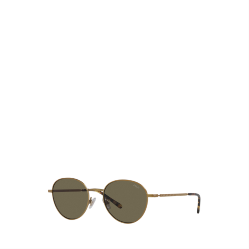 Polo Ralph Lauren Retro Round Metal Sunglasses