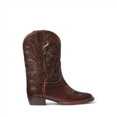 Polo Ralph Lauren Mini Plainview Hand-Tooled Leather Boot