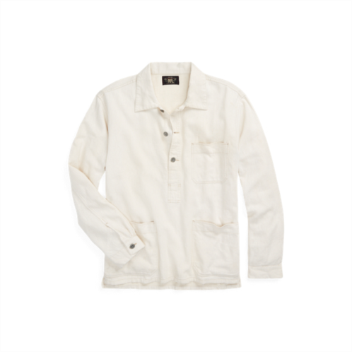 Polo Ralph Lauren Linen-Cotton Twill Popover Shirt