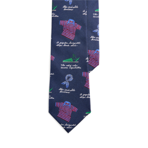 Polo Ralph Lauren Summer-Wardrobe-Print Silk Twill Tie