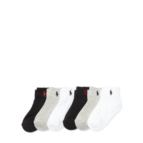 Polo Ralph Lauren Quarter-Length-Sock 6-Pack