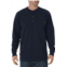 Dickies Mens Long Sleeve Heavyweight Henley Black
