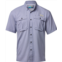 Magellan Outdoors Mens Aransas Pass Mini Check Short Sleeve Shirt Medieval Blue / White
