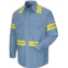 Bulwark Mens Midweight FR Enhanced Visibility Uniform Shirt