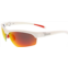 Maverick Active Semi Wrap-Around Sunglasses Shiny White