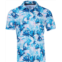 SCALES Mens Coral Tropics Polo Shirt