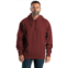 Berne Mens Signature Sleeve Hooded Pullover Grey