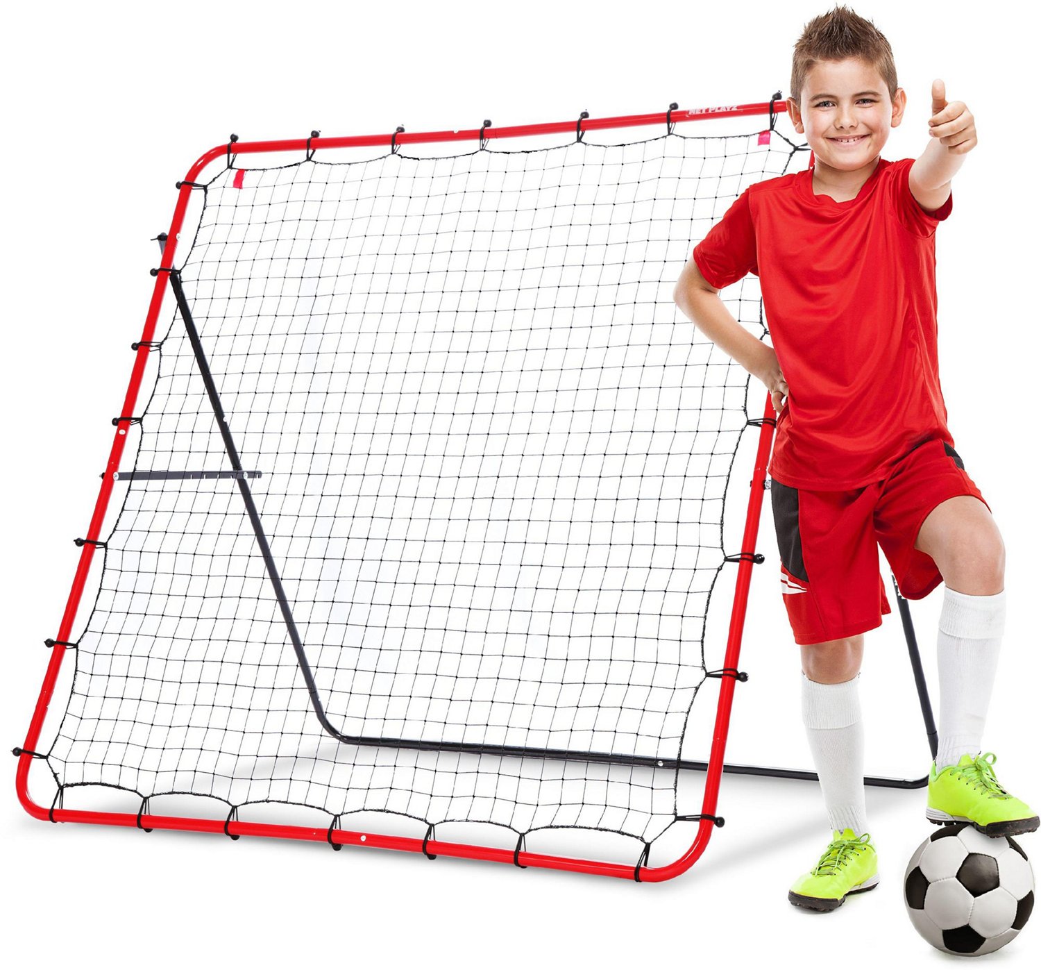 NetPlayz 5 ft x 5 ft Soccer Rebounder Net