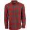 Magellan Outdoors Canyon Creek Long Sleeve Flannel Shirt Dark Denim / Caviar Buffalo