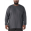 Dickies Mens Heavyweight Crew Neck Long Sleeve T-shirt Black