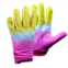 Battle Sports Gradient Doom Adult Football Receiver Gloves - Lemonade -