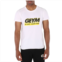 Geym Mens T-Shirt White Logo T-Shirt, Size X-Large