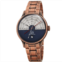 Joshua And Sons Date Blue Dial Mens Watch
