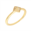 Sole Du Soleil Lupine Collection Womens 18k YG Plated Stackable Pyramid Fashion Ring Size 7
