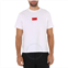 424 Mens Box Logo Short-sleeve Cotton T-shirt In White, Size X-Small