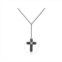 Alor Black Cable & Chain “WY” Cross Lariat Necklace with 14K Gold & Diamonds