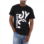 Boy London Black Cotton Upcycled T-shirt, Size Medium