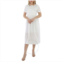 Comme Des Garcons Girl White Ruffled Cotton-poplin Dress, Size Large