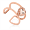 Diamanti Per Tutti Ladies Rose-gold Fusion Open Ring