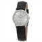 Edox Les Bemonts White Dial Black Leather Ladies Watch