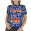 Filles A Papa Ladies Blue Amo W T-Shirt , Brand Size 0