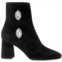 Giannico Ladies Julie Black Suede Embellished Boots, Brand Size 36 ( US Size 6 )