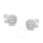 Haus Of Brilliance 14k White Gold 1/2ct TDW Diamond Floral Cluster Stud Earrings (H-I, I1-I2)