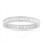 Kylie Harper Sterling Silver Princess-cut CZ Eternity Band Ring