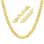 Kylie Harper Thick/Heavy Mens Italian 14k Gold Over Silver Mariner Chain - 22-24