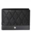 Picasso And Co Two-Tone Leather Wallet- Black/Grey